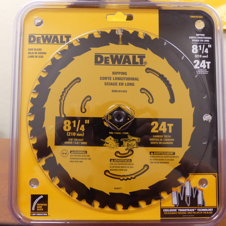 DeWalt Premium Saw Blade Set - Sizes 6-1/2