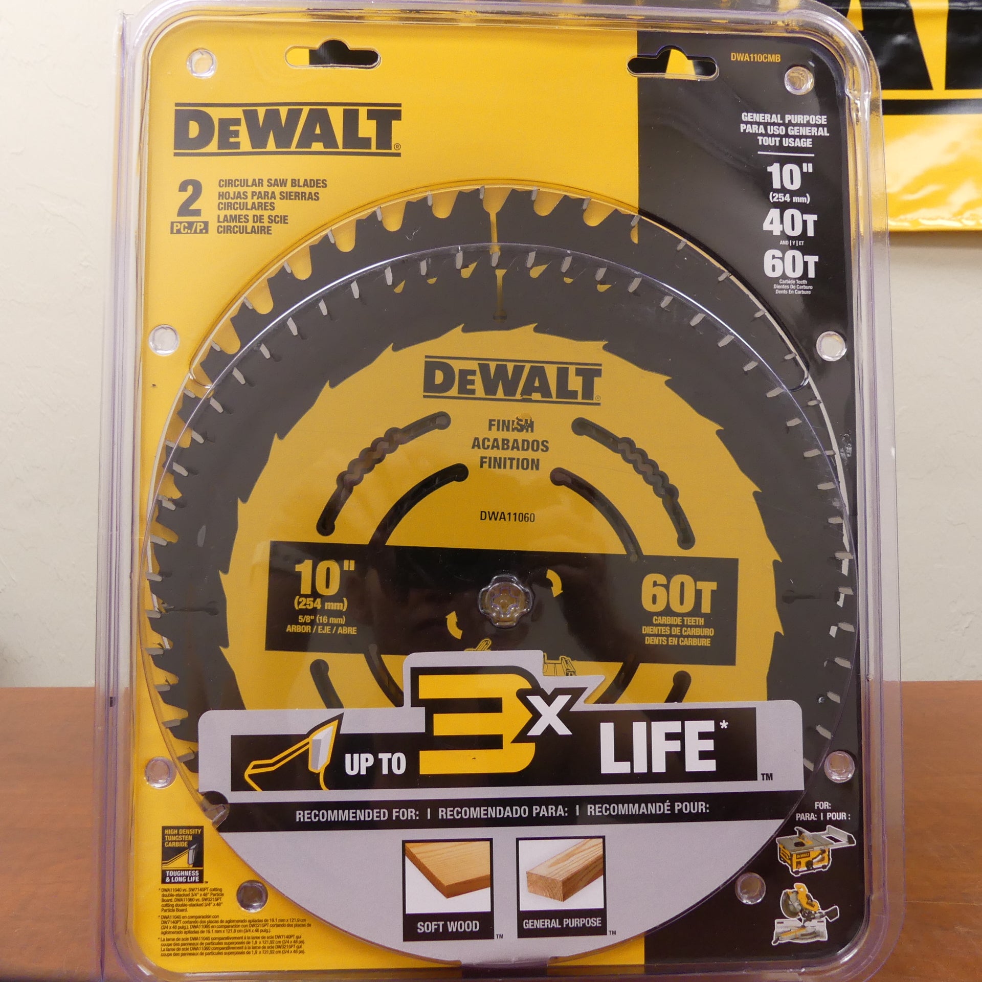 DeWalt Premium Saw Blade Set - Sizes 6-1/2