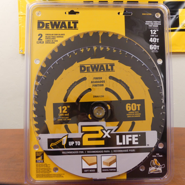 DeWalt Premium Saw Blade Set - Sizes 6-1/2