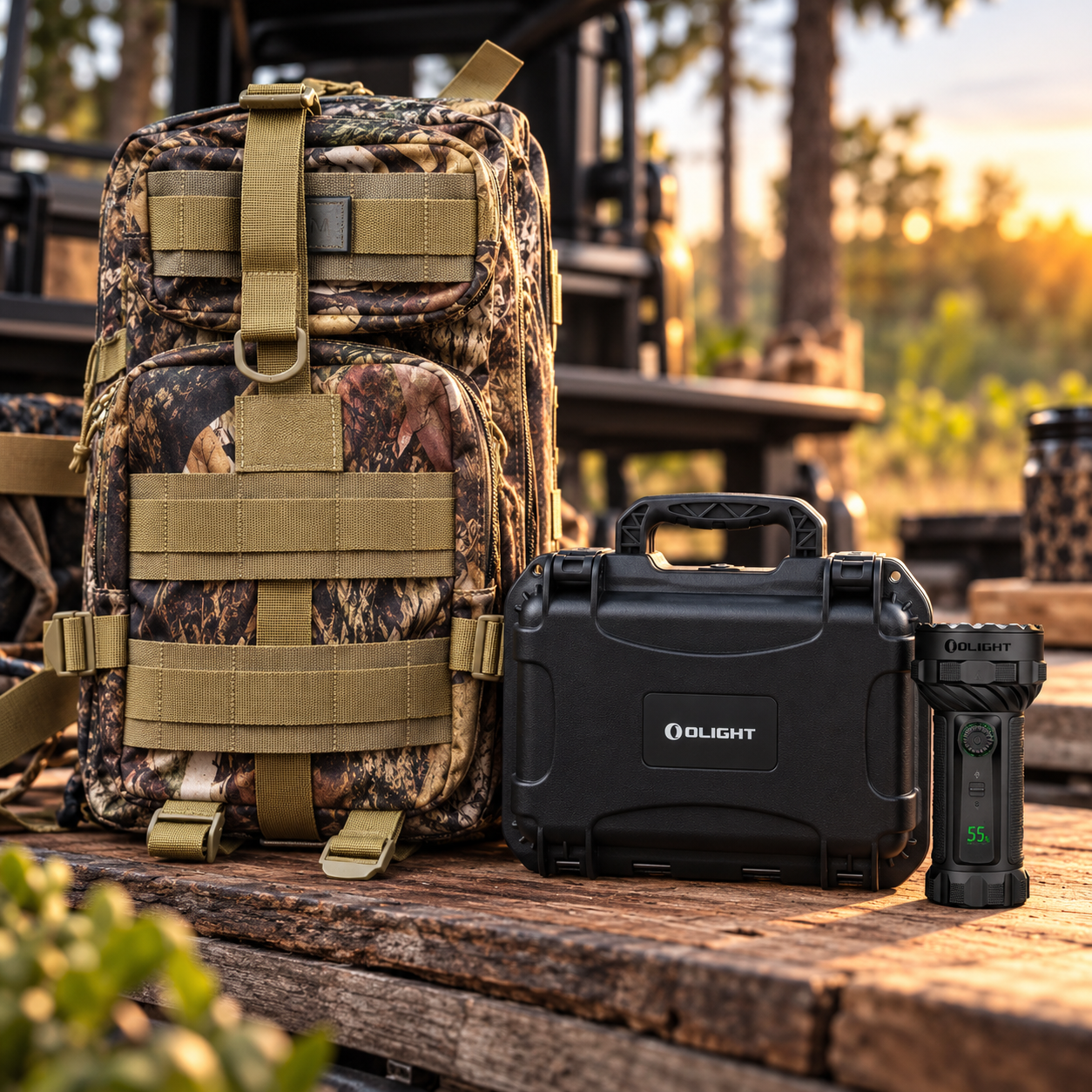 Light up the Adventure - Olight Marauder 3 & Tactical Backpack Bundle!