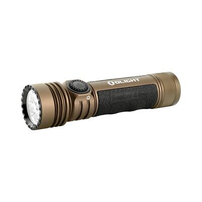 Olight Seeker 4 Pro High Power Flashlight - 4,600 Lumens - Desert Brown