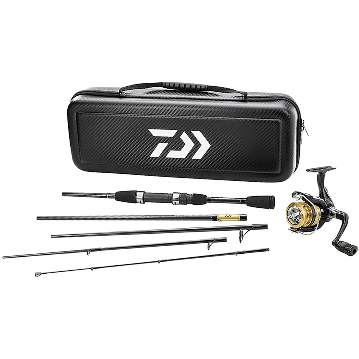 Daiwa Carbon Case Fishing Travel Pack -