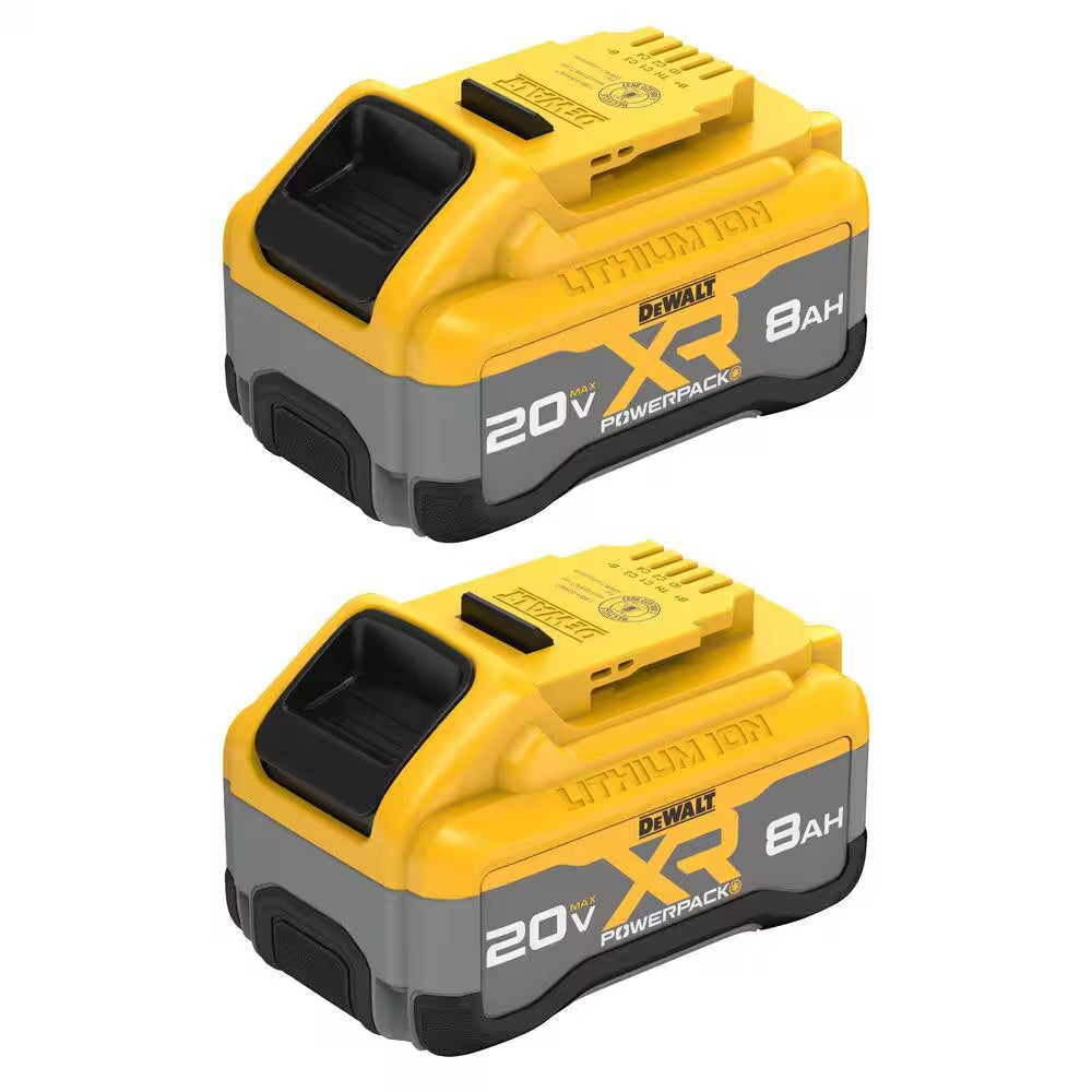 DeWalt 20V MAX 2-pack Powerpack 8Ah Battery - DCB2108-2