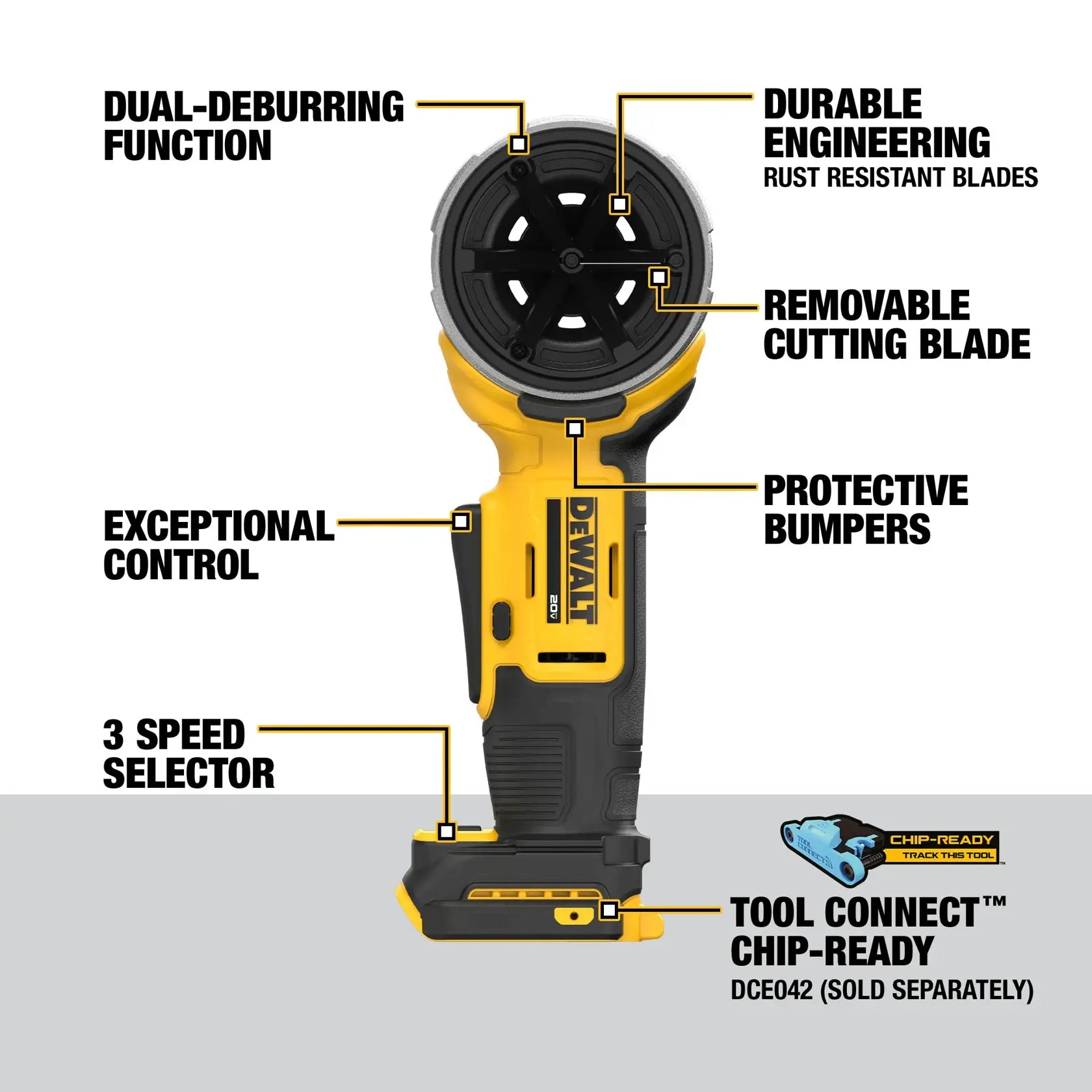 DeWalt 20V MAX Pipe Deburring Tool (Tool Only) - DCE710B