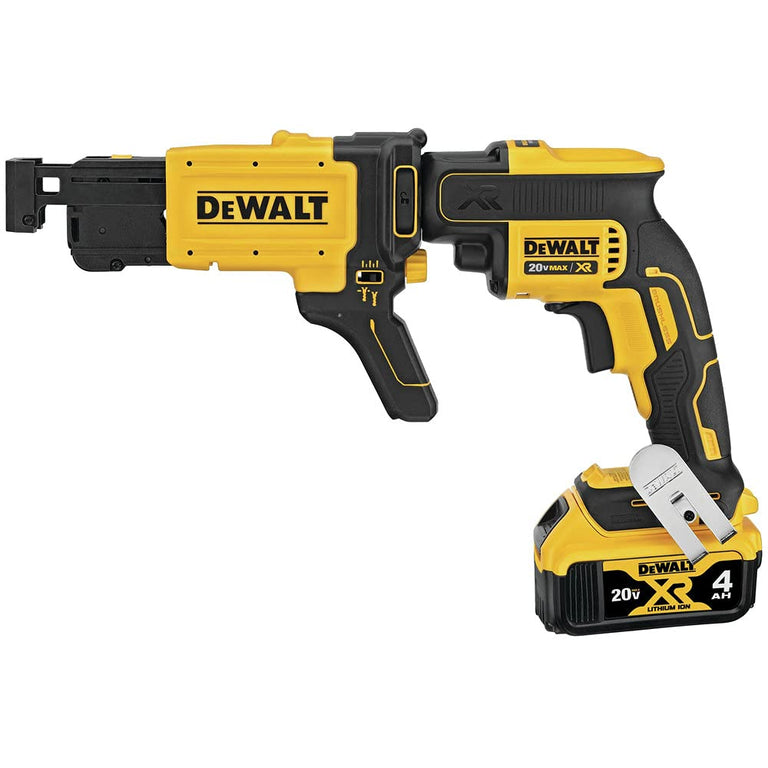 DeWalt 20V MAX Screw Gun with Collated Drywall Attachment - DCF620CM2