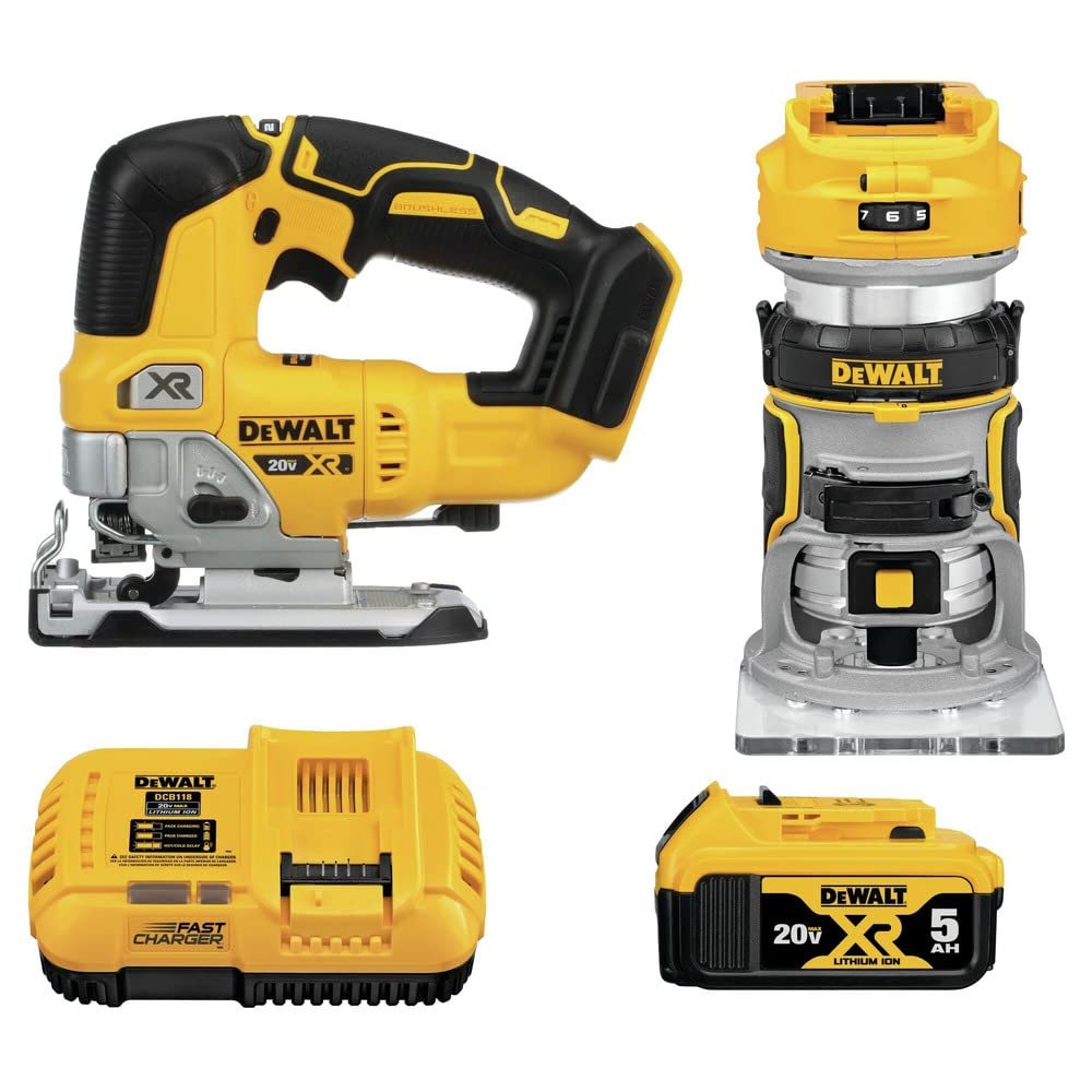 DeWalt 2-Tool Woodworking Combo Kit - DCK201P1