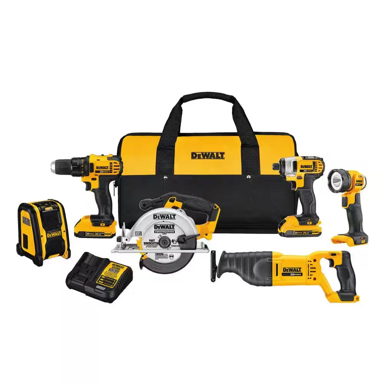 DeWalt 20V MAX 6-Tool Combo Kit - DCK620d2
