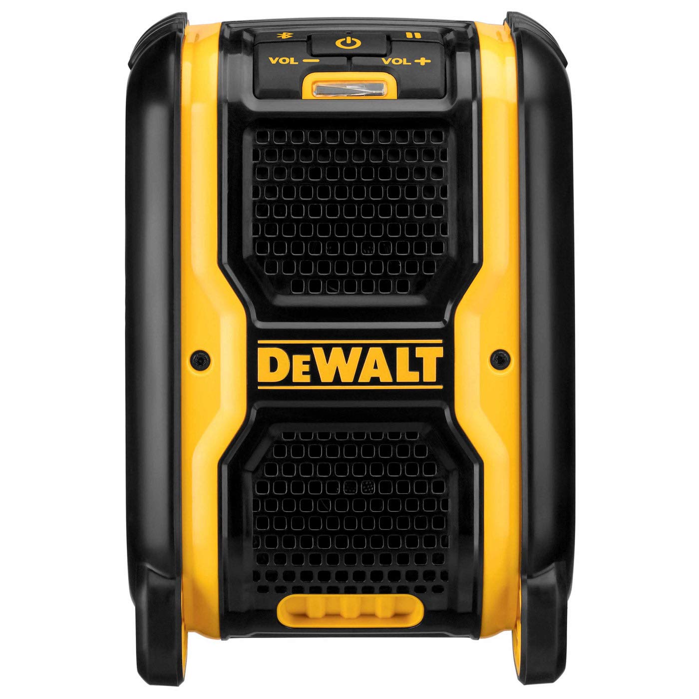 DeWalt Jobsite Bluetooth Speaker AC/DC Powered- Runs off DeWalt 12V/20V MAX - DCR006