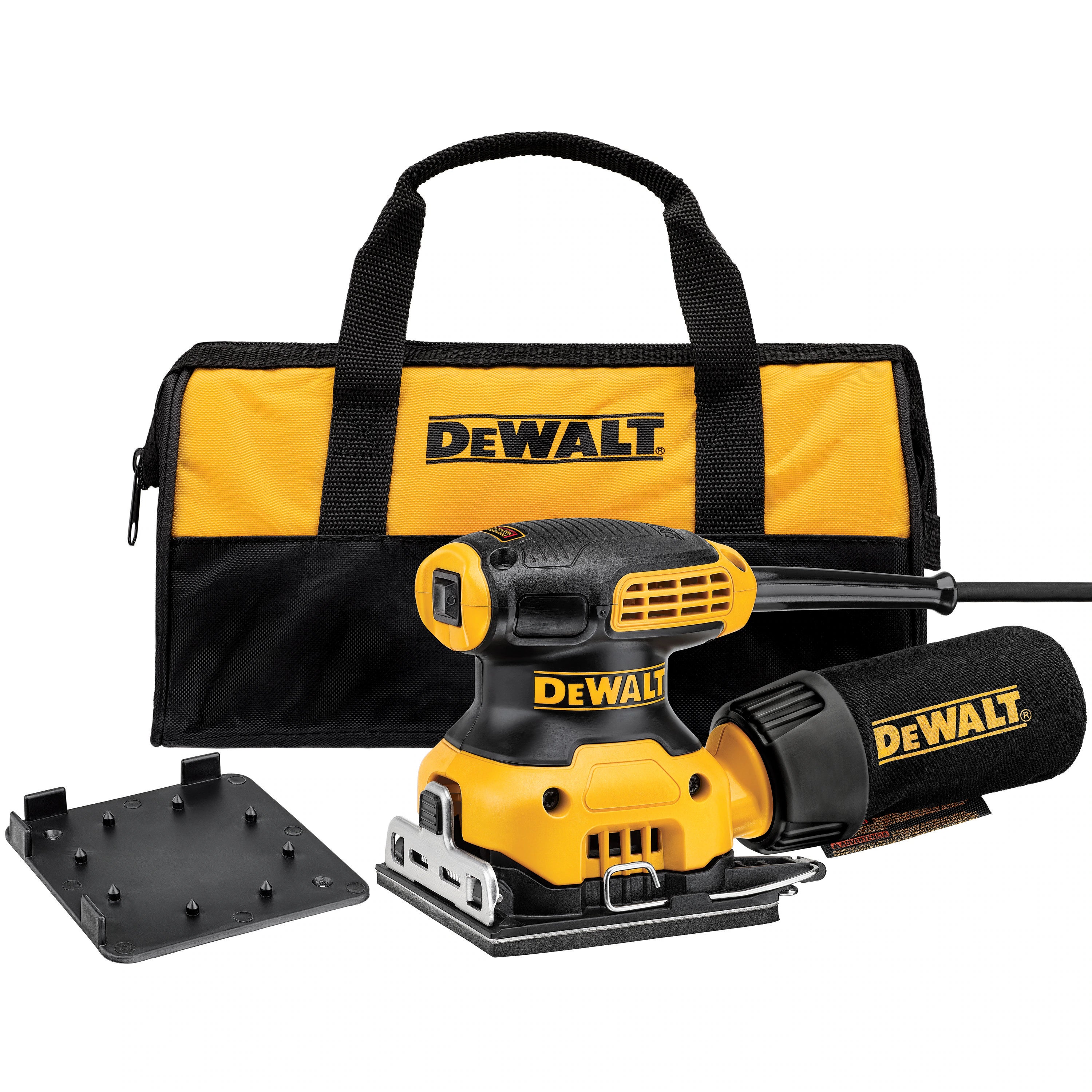 DeWalt 1/4 Sheet Palm Grip Sander Kit - DWE6411K