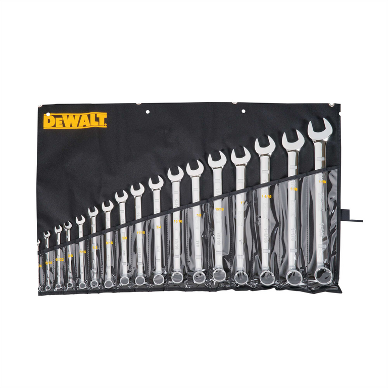 DeWalt Premium Combination Wrench Set SAE (17-Piece) - DWMT19234