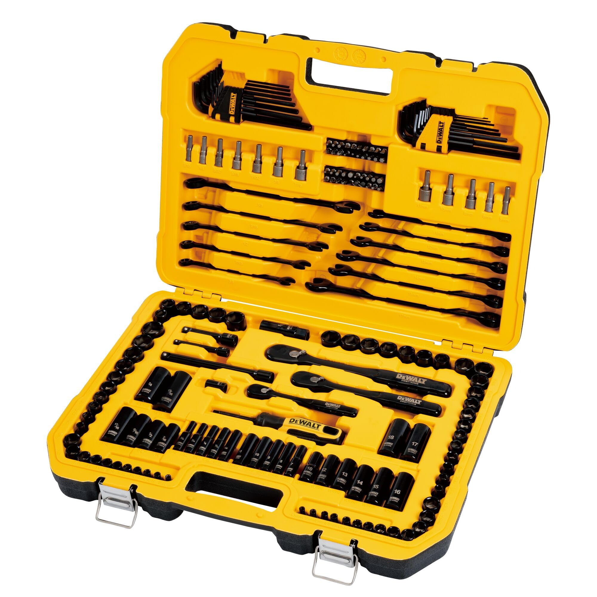 DeWalt 184-Piece Black Chrome Mechanics Tool Set - DWMT45184