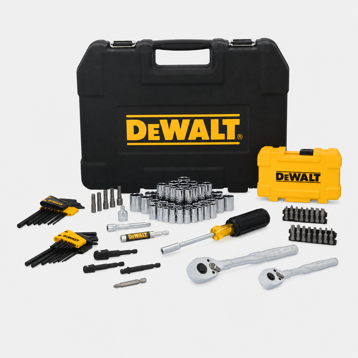 DeWalt 96PC 1/4-in. and 3/8-in. Mechanics Tool Set - DWMT45410