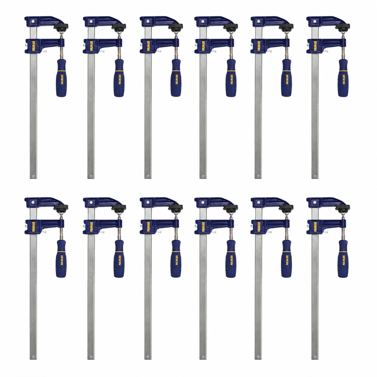 Irwin 12-inch F-Clamps (1 Case - 12 Pack) - IRHT83240