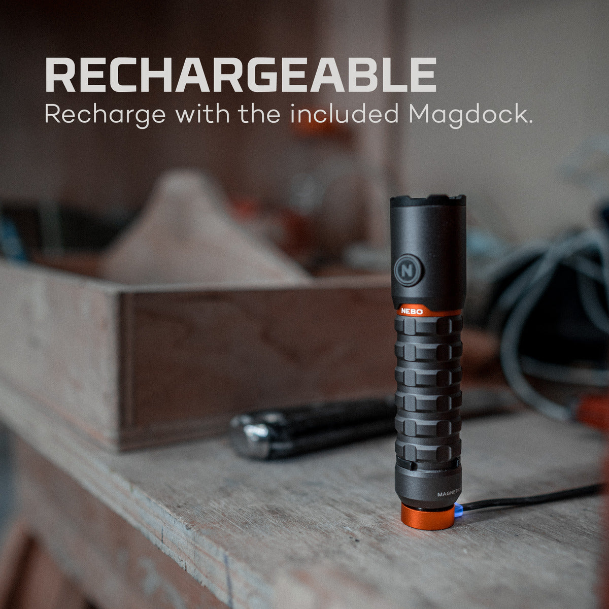 NEBO TORCHY 2K Rechargeable Pocket Flashlight 2,000 Lumens