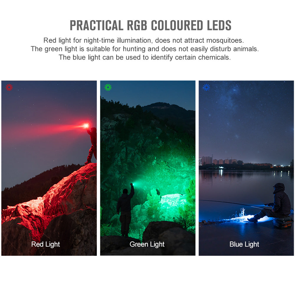 Olight Marauder Mini 7,000-Lumen Rechargeable Flashlight with 30L Tactical Backpack