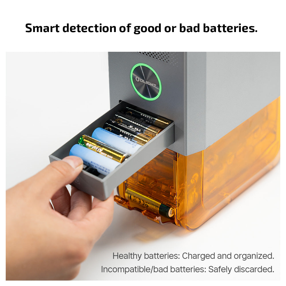 Olight Ostation X 3-in-1 Smart Battery Charger Bundle