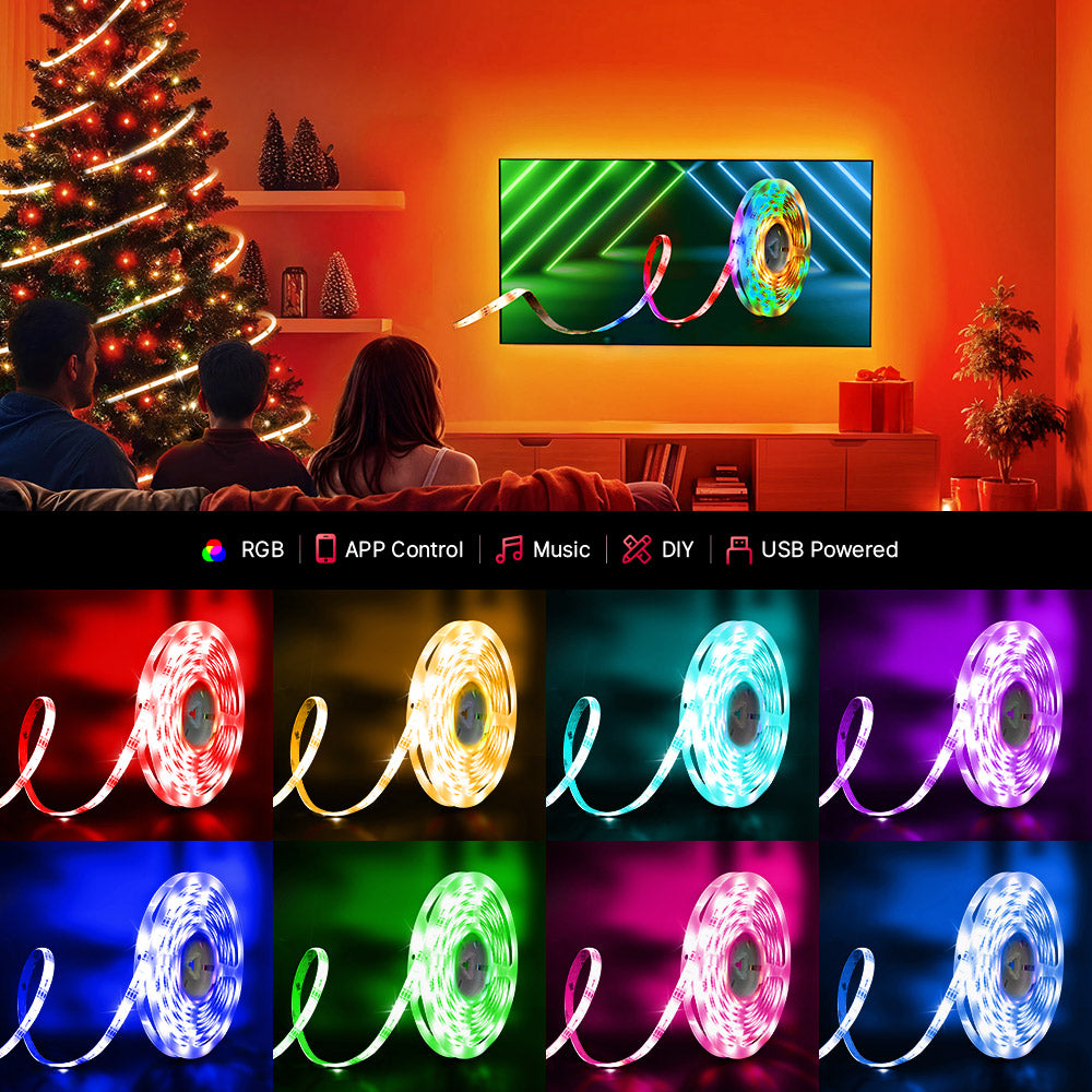 Olight Ostrip Smart RGB LED Strip Light 3-Pack + i3E EOS 19th Anniversary Flashlight Bundle