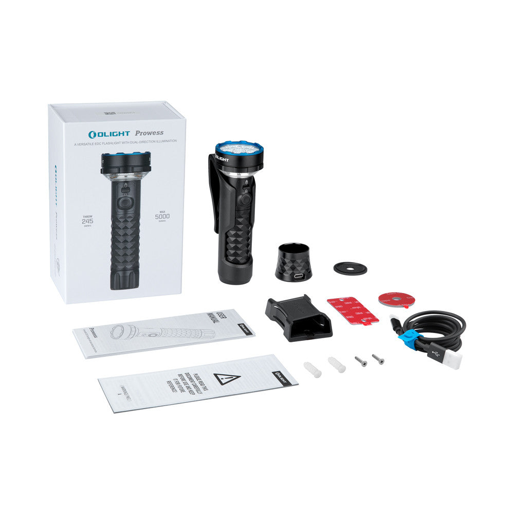 Olight Prowess + I3E EOS Flashlight Bundle