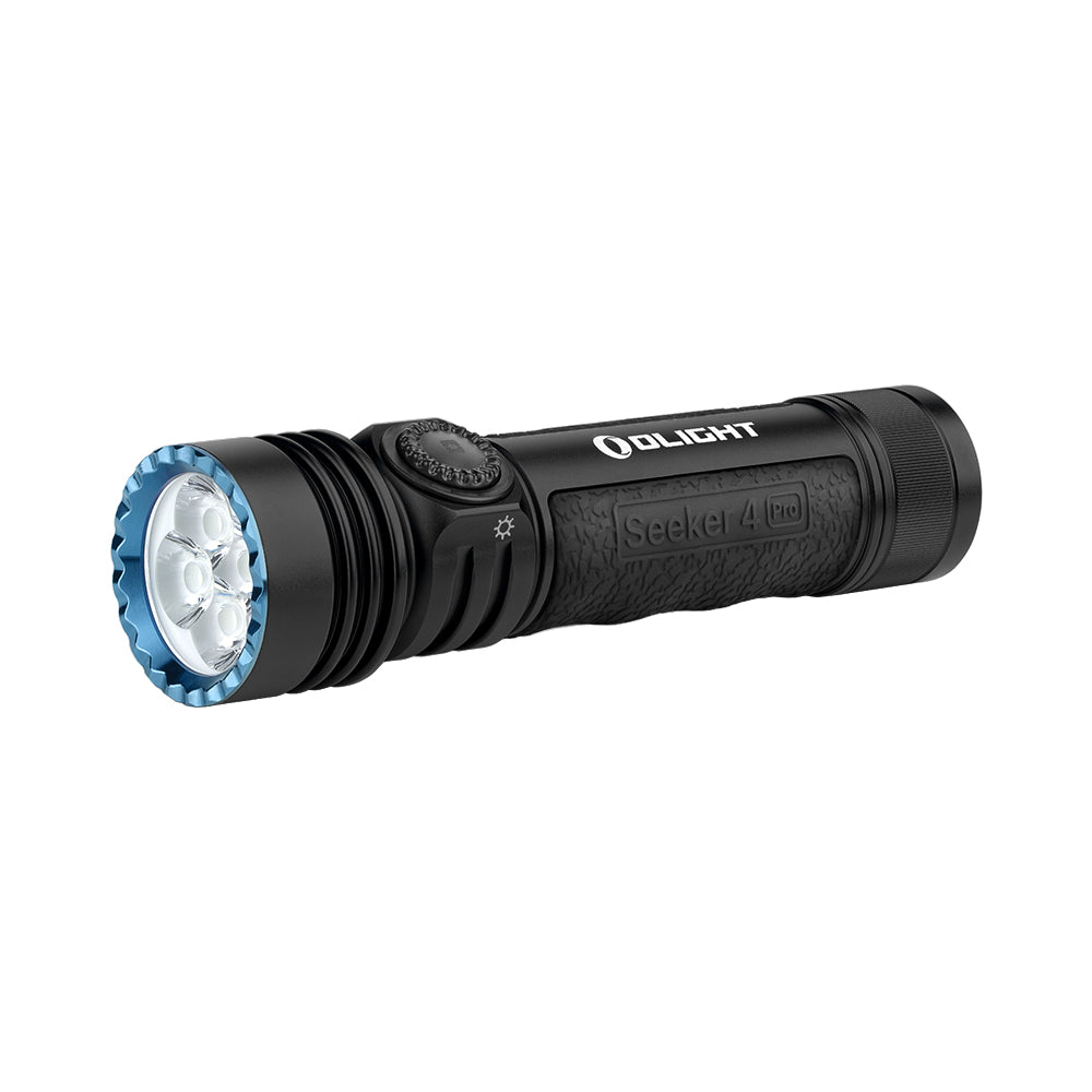 Olight Seeker 4 Pro 4,600-Lumen Rechargeable Flashlight + Olight Tote Bag