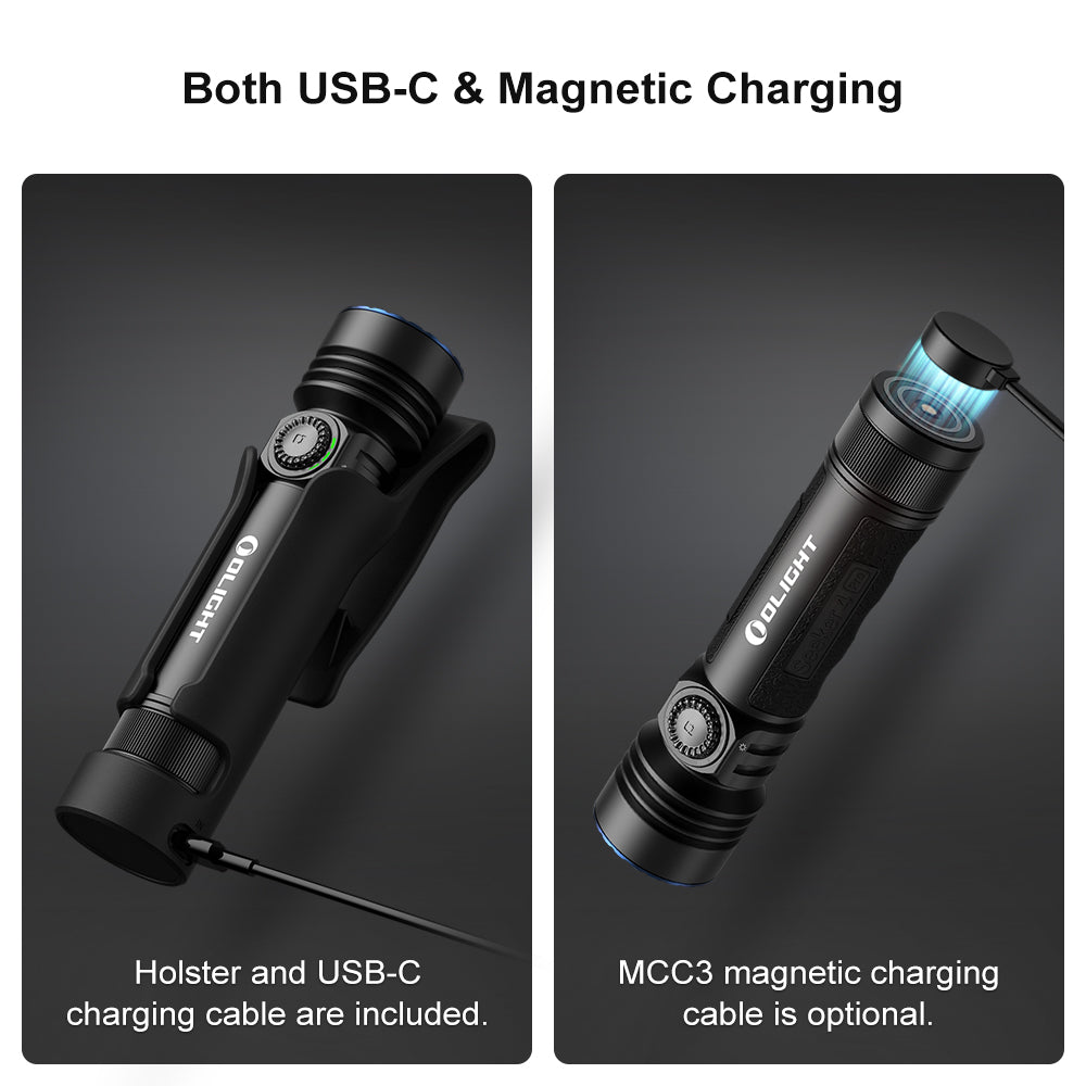 Olight Seeker 4 Pro 4,600-Lumen Rechargeable Flashlight + Olight Tote Bag